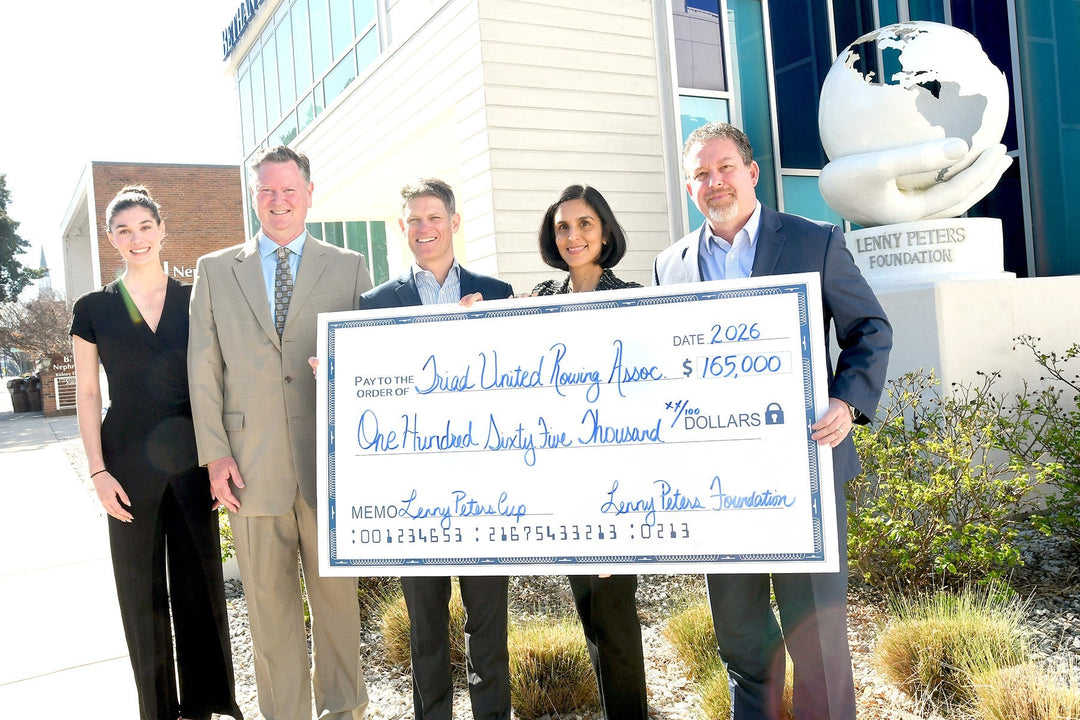 $165,000 Sponsorship Presented for Lenny Peters Cup & North Carolina Rowing Championships in High Point